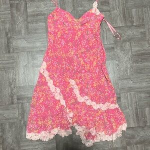 Bcbgmaxazria floral lace dress